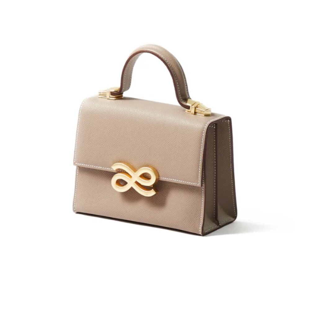 HOUSE OF LITTLEBUNNY Double Timeless 18, Popular Thai Bag Brand in Smoke/Truffle